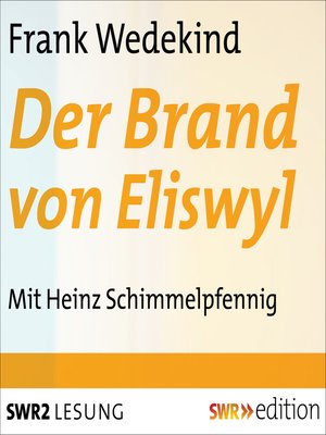 cover image of Der Brand von Eliswyl